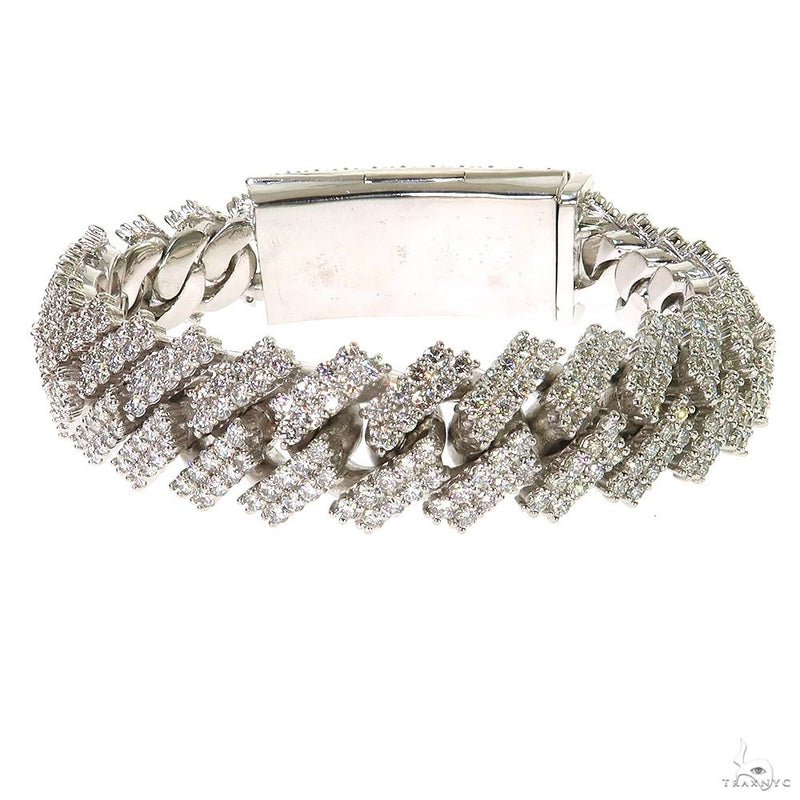 2 Row Diamond Miami Cuban Bracelet 69881 - Image 1