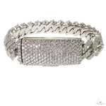 2 Row Diamond Miami Cuban Bracelet 69881 - Image 2