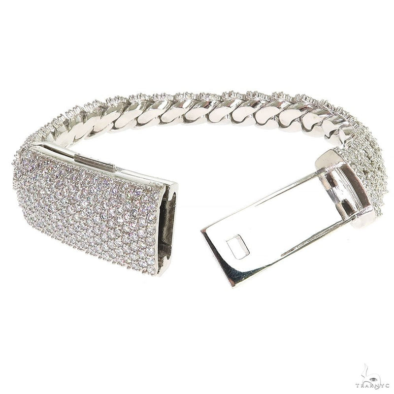 2 Row Diamond Miami Cuban Bracelet 69881 - Image 3
