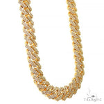 2 Row Diamond Miami Cuban Chain (Lab) 69104 - Image 2