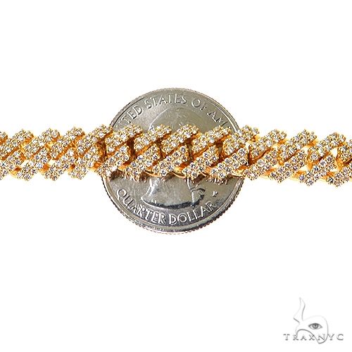 2 Row Diamond Miami Cuban Chain (Lab) 69104 - Image 7