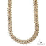 2 Row Diamond Miami Cuban Chain (Lab) 69106 - Image 1
