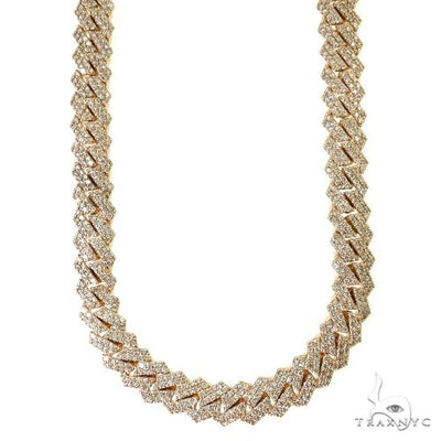 2 Row Diamond Miami Cuban Chain (Lab) 69106 - Image 1