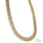 2 Row Diamond Miami Cuban Chain (Lab) 69106 - Image 2