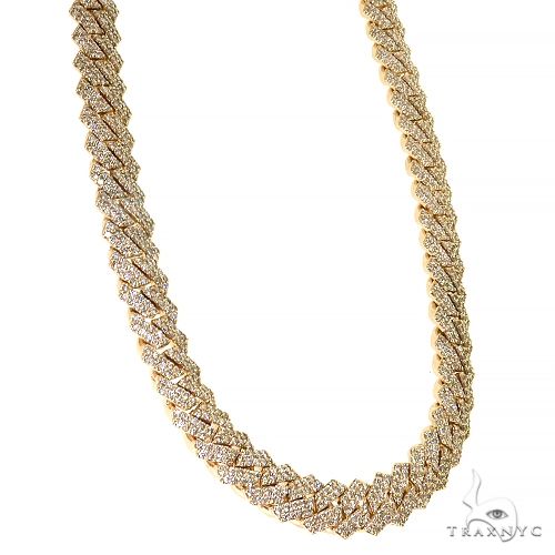 2 Row Diamond Miami Cuban Chain (Lab) 69106 - Image 2