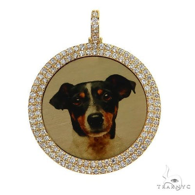 2 Row Diamond Photo Pendant 68587 - Image 1