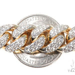 2 Row Pave Diamond Miami Cuban Link Bracelet 64181 - Image 3