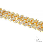 2 Row Prong Set Diamond Cuban Bracelet 66927 - Image 4