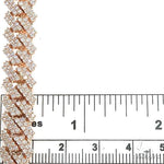 2 Row Prong Set Diamond Cuban Bracelet 66930 - Image 7
