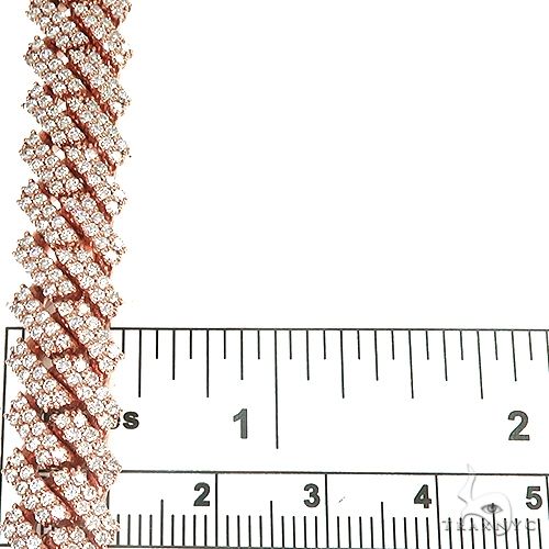 2 Row Prong Set Diamond Cuban Chain 66884 - Image 7