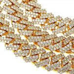 2 Row Prong Set Diamond Cuban Chain 66948 - Image 4