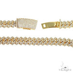 2 Row Prong Set Diamond Cuban Chain 66948 - Image 5