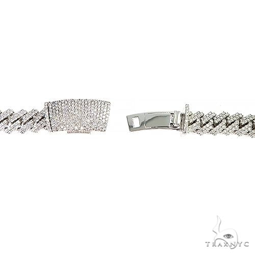 2 Row Prong Set Diamond Cuban Chain 66949 - Image 5