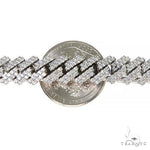 2 Row Prong Set Diamond Cuban Chain 66949 - Image 6