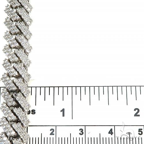 2 Row Prong Set Diamond Cuban Chain 66949 - Image 7