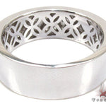 2 Row White Gold Round Cut Prong Diamond Wedding Ring 25181 - Image 6