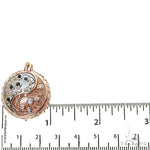 2 Tone Gold Yin Yang TraxNYC Pendant 68686 - Image 5