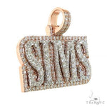 2 Tone SIMS Diamond Pendant 68634 - Image 2