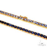 20 Pointer Blue Graduated Sapphire Tennis Chain 67479 - Image 3