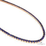 20 Pointer Blue Sapphire Tennis Chain 67610 - Image 2