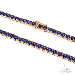 20 Pointer Blue Sapphire Tennis Chain 67610 - Image 4