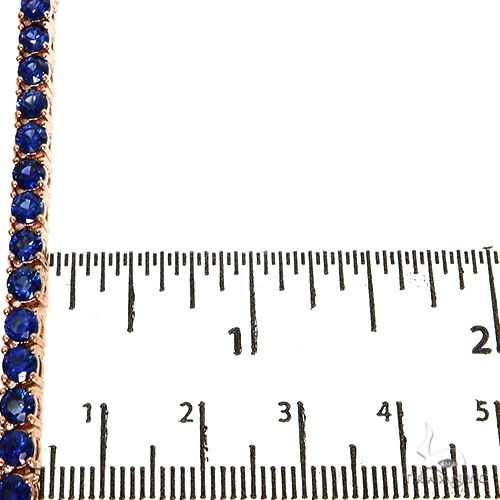 20 Pointer Blue Sapphire Tennis Chain 67610 - Image 5