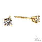 25 Pointer Diamond Stud Earrings (Lab) 68466 - Image 2