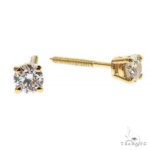 25 Pointer Diamond Stud Earrings (Lab) 68466 - Image 2