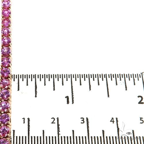 20 Pointer Pink Sapphire Tennis Chain 67609 - Image 5