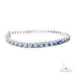 20 Pointer Water Sapphire Tennis Bracelet 67051 - Image 3