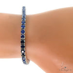 20 Pointer Water Sapphire Tennis Bracelet 67051 - Image 7