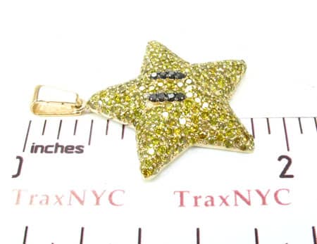 Super Mario Bros Star Yellow Color Diamond Pendant 20121 - Image 8