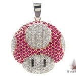 Custom Jewelry - Super Mushroom Diamond Pendant 20122 - Image 1
