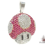 Custom Jewelry - Super Mushroom Diamond Pendant 20122 - Image 2