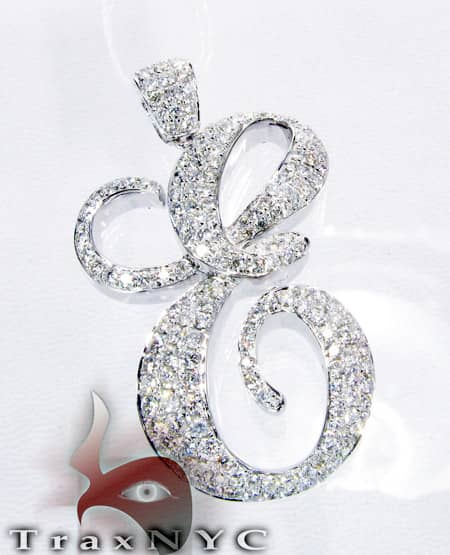 Initial E Pendant 2066 - Image 2