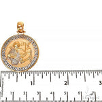 22K Gold Custom Made Greek Thoth Pendant 68197 - Image 5