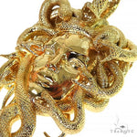 22K Gold Medusa Pendant 68015 - Image 4