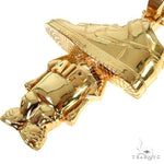 22K Gold Sneaker Head Pendant 67938 - Image 3