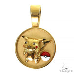 24K Gold Pikachu Pendant 69654 - Image 1