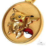 24K Gold Pikachu Pendant 69654 - Image 3