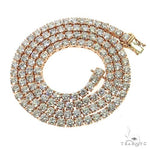 25 Pointer Diamond Tennis Necklace  (Lab) 68574 - Image 4