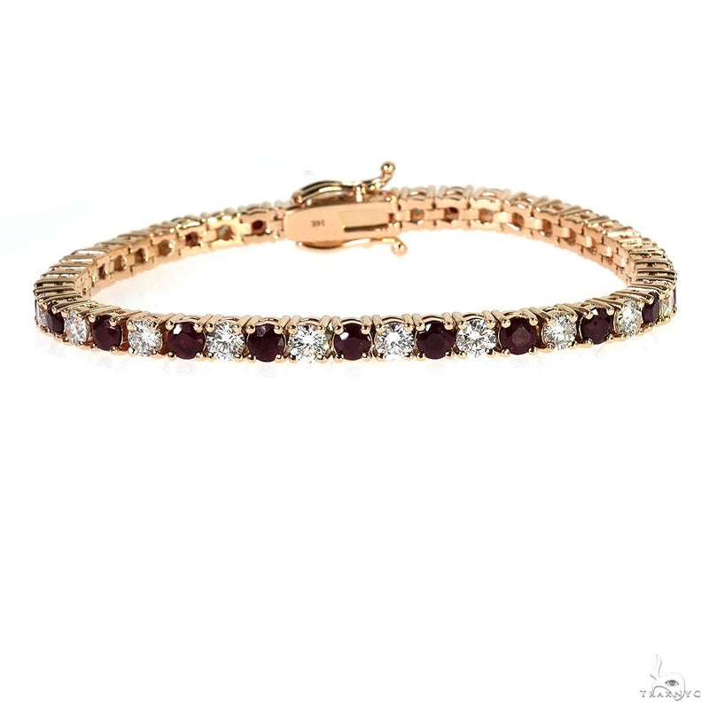 25 Pointer Ruby Glimmer Tennis Bracelet 70084 - Image 1
