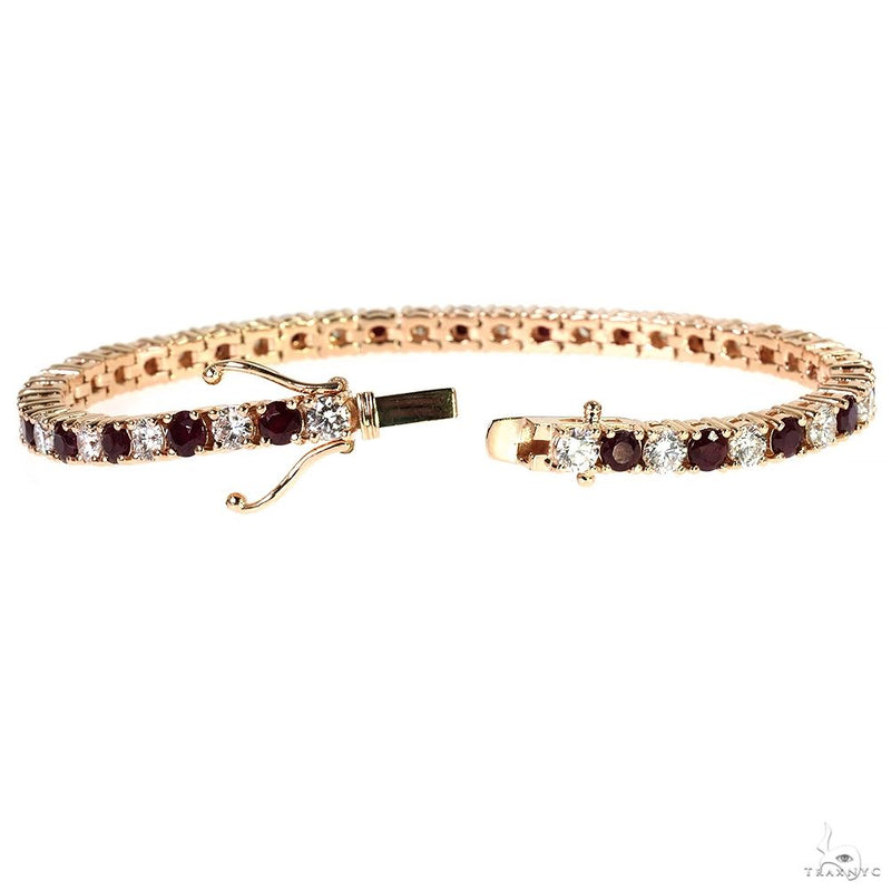 25 Pointer Ruby Glimmer Tennis Bracelet 70084 - Image 3