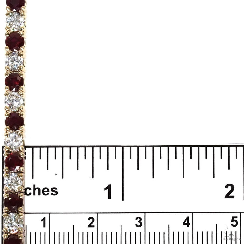 25 Pointer Ruby Glimmer Tennis Bracelet 70084 - Image 6