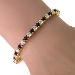 25 Pointer Ruby Glimmer Tennis Bracelet 70084 - Image 7