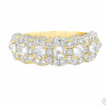 25 Pointer Upside Down Asscher Diamond Band 70833 - Image 1