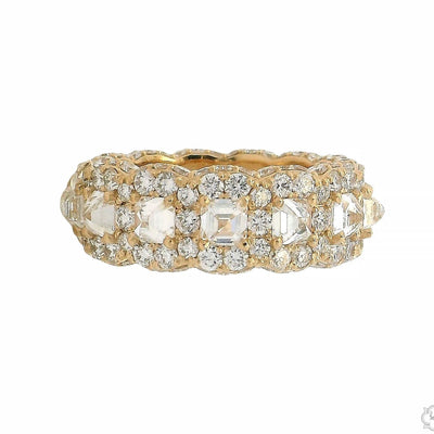 25 Pointer Upside Down Asscher Diamond Eternity Band 70832 - Image 1