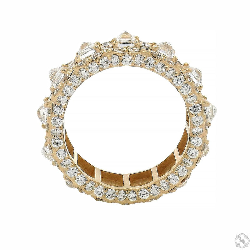 25 Pointer Upside Down Asscher Diamond Eternity Band 70832 - Image 2