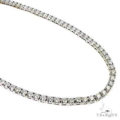 26 Pointer Diamond Tennis Chain 53.70 Gr 18 Inches 4mm 66818 - Image 1