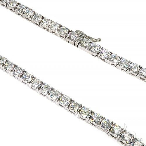26 Pointer Diamond Tennis Chain 53.70 Gr 18 Inches 4mm 66818 - Image 2